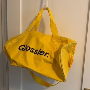Glossier Yellow Duffel Bag